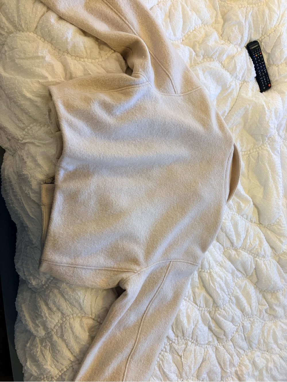 Babaton Cream Teddy Zip Jacket - Picture 4 of 5